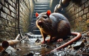 foto di un ratto o topo di fogna
