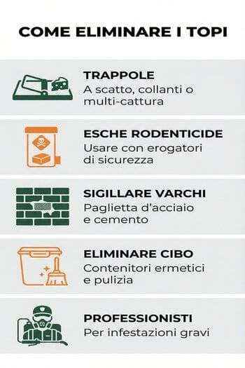 trappole per topi in soffitta