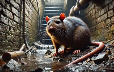 foto di un ratto o topo di fogna
